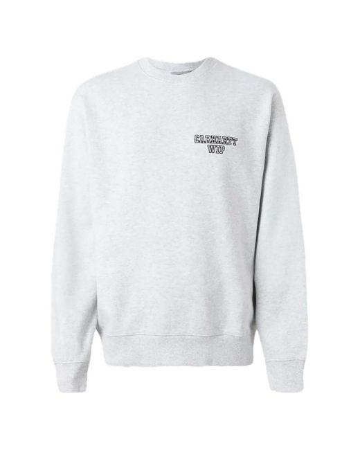 Carhartt White Alumni Logo Sweatshirt for men