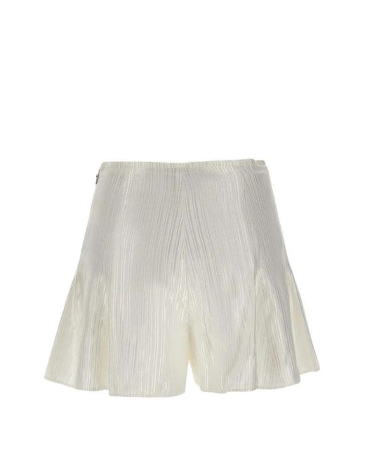ROTATE BIRGER CHRISTENSEN White Patterned Mini Shorts