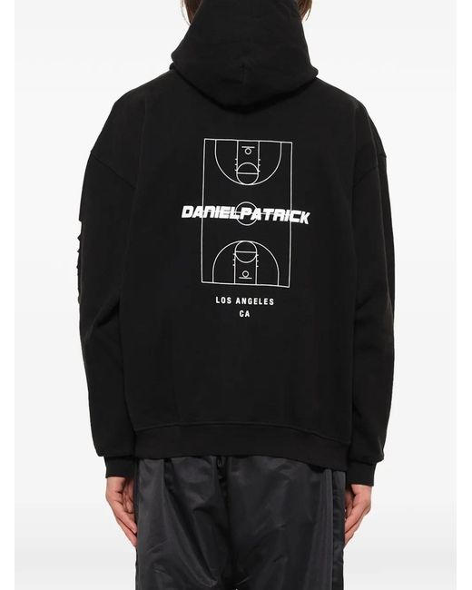 Sudadera Court Con Capucha Daniel Patrick de hombre de color Black