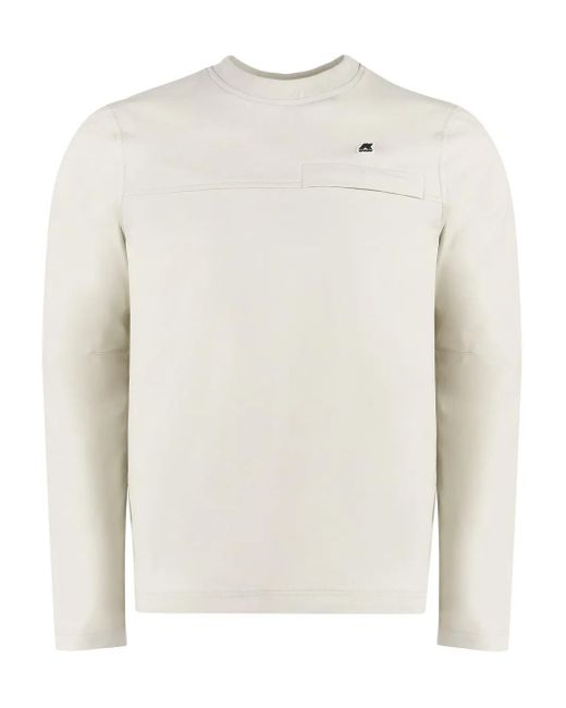 K-Way Sweatshirt Mit Logo-Patch in White für Herren