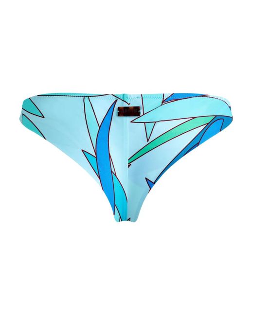 Vilebrequin Blue Abstract-Pattern Bikini Bottoms