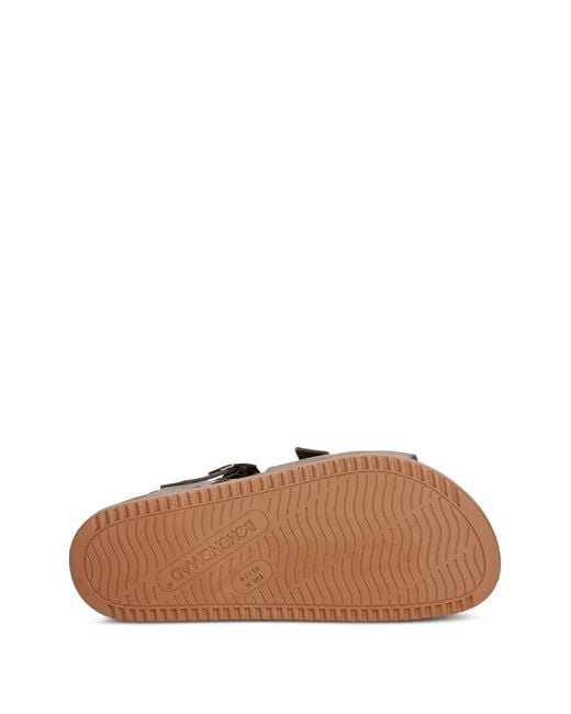 Bohonomad Brown Granada Triple-Strap Buckle-Fastening Sandals