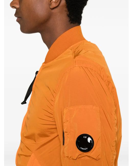 C P Company Orange Veste Bomber Nycra-R for men