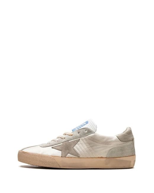 Golden Goose Deluxe Brand White Super-Star Lab /Ice/Taupe" Sneakers