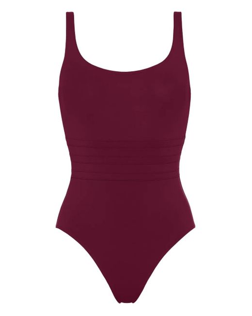 Eres Purple Asia Square-Neck Swimsuit
