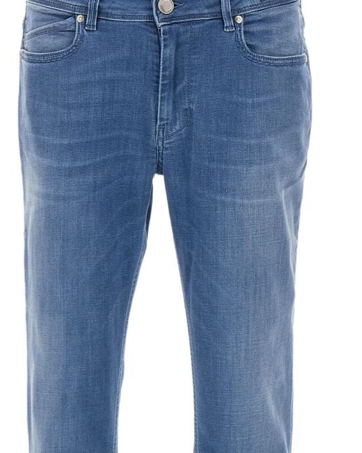 Re-hash Blue Rubens- Washed Jeans for men