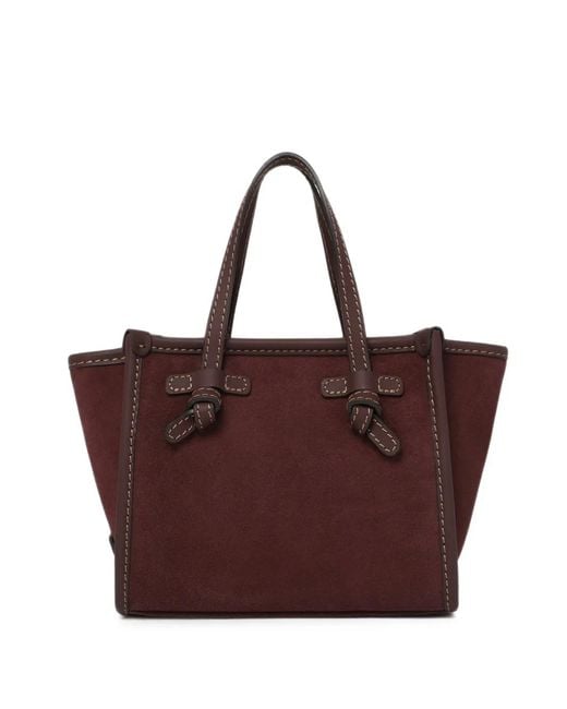 Gianni Chiarini Purple Small Miss Marcella Tote Bag