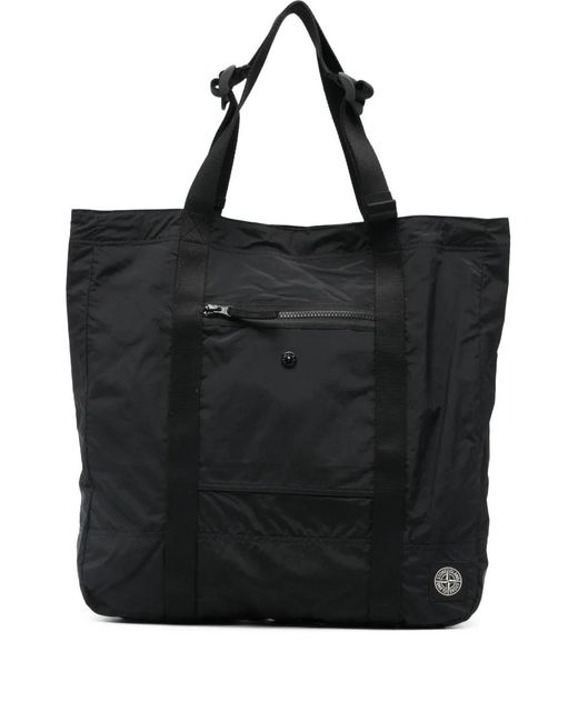 Stone Island Black Borsa for men
