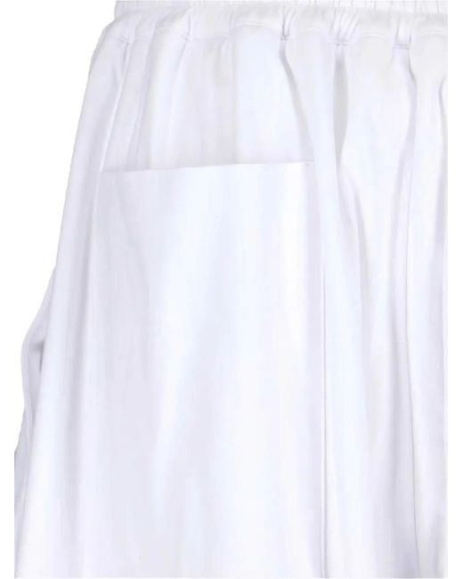 Duran Lantink White Elasticated-Waist Trousers
