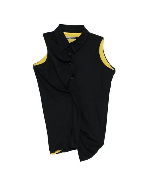 OTTOLINGER Black Twisted Reversible Shirt
