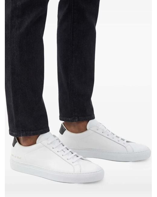 Common Projects White Calf Leather Classic Sneaker for men