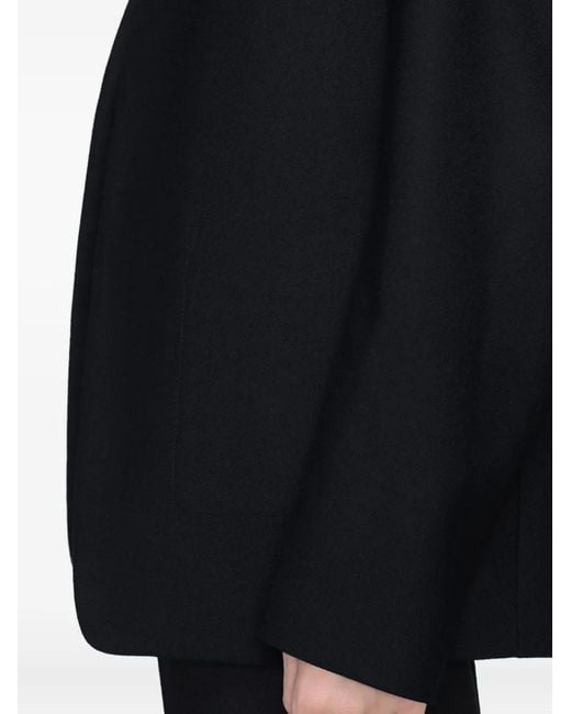 Maison Margiela Black Four-Stitch Open-Front Blazer for men