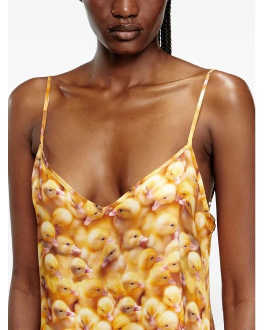 Vestido midi D-Ulcet DIESEL de color Yellow