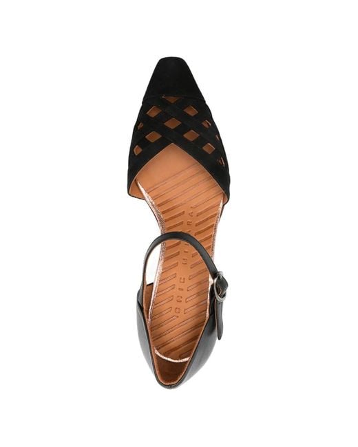 Chie Mihara Black Airma Point-Toe Heeled Pumps