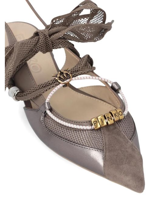 Pinko Brown 'Gianira' Slingback Pumps