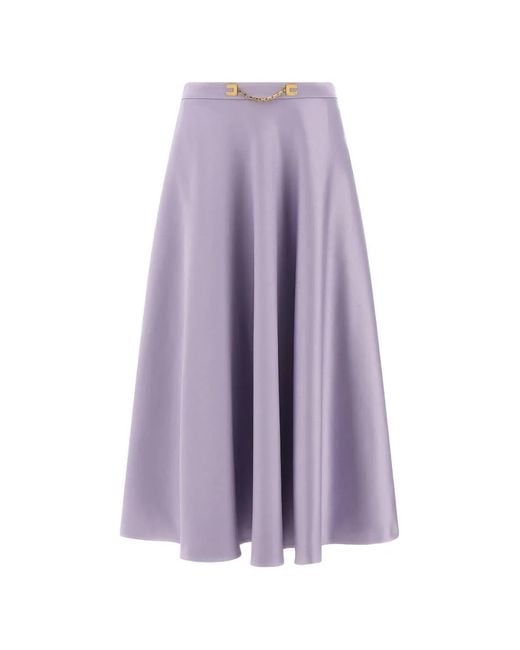 Elisabetta Franchi Purple Skirt
