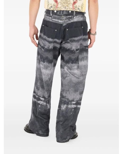 Pantaloni di Roberto Cavalli in Gray da Uomo