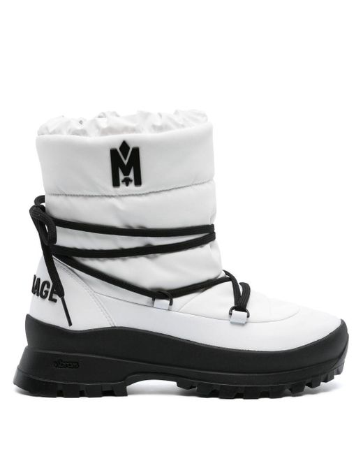 Mackage White Conquer Re-stop Ankle Boots - Women's - Fabric/polyurethane/rubber