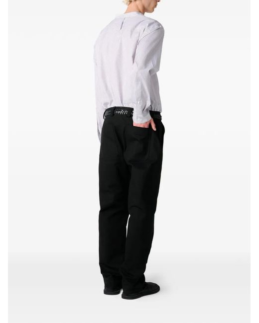 Studio Nicholson White Chemise Nick À Rayures for men