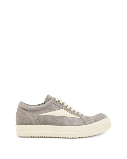 Rick Owens White Vintage Sneakers