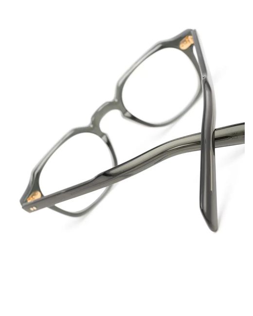 Cutler & Gross Blue Geometric-Frame Glasses