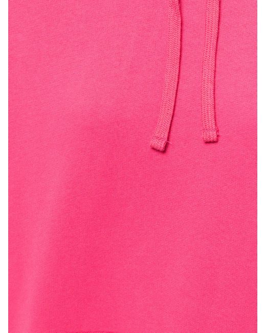 Les Girls, Les Boys Pink Loopback Cotton Hoodie