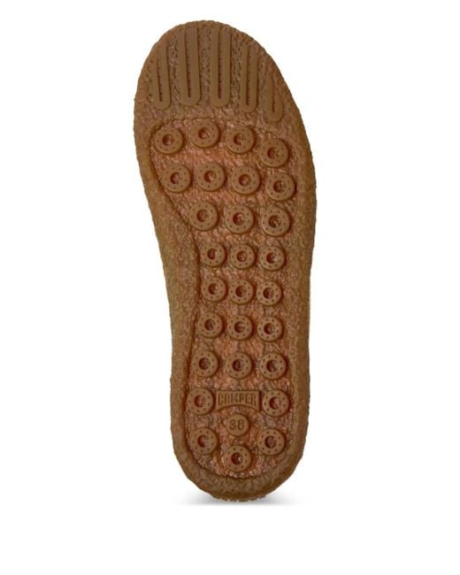 Camper Brown Peu Terreno Suede Lace-Up Boots