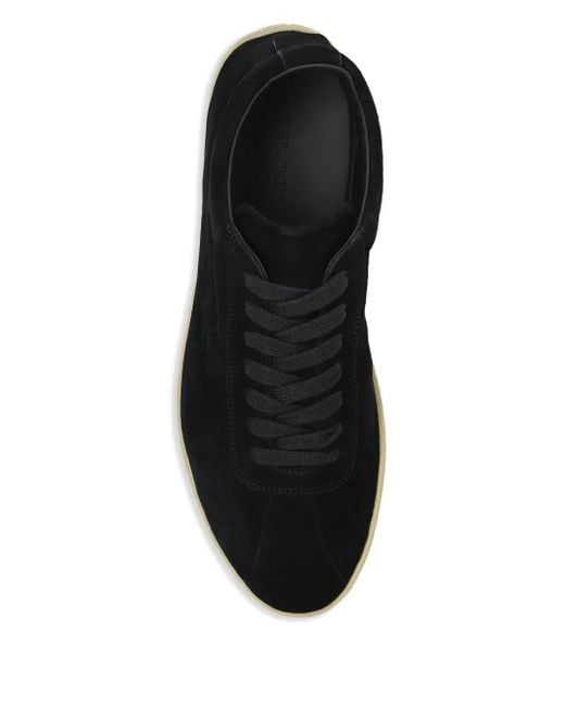 Giorgio Armani Black Suede Sneakers for men