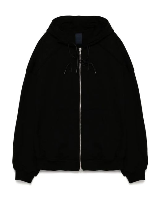 Sudadera con capucha y cremallera Juun.J de hombre de color Black