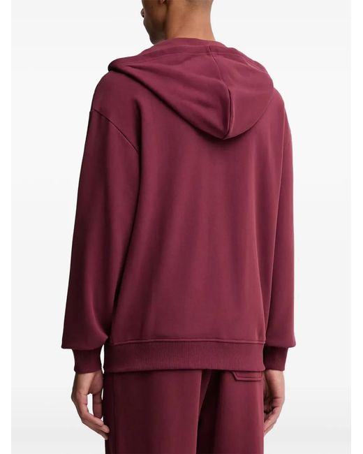 HUGO Red Zip-Up Hooded Hoodie for men