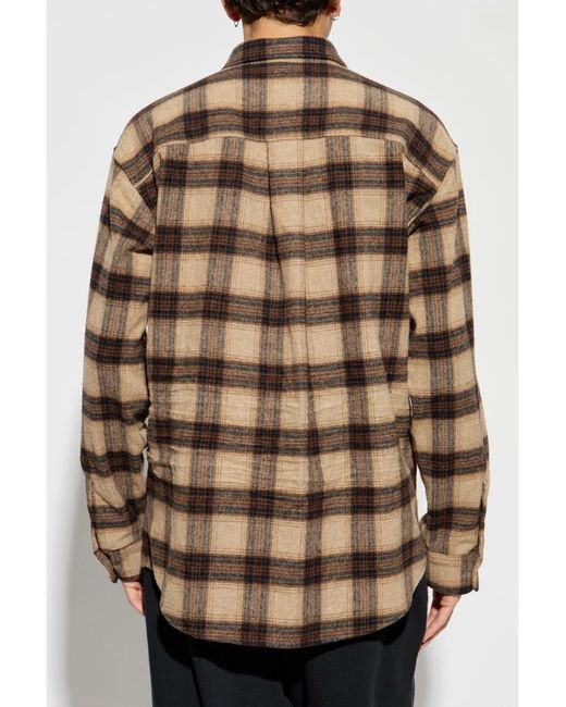 Camisa A Cuadros DSquared² de hombre de color Brown