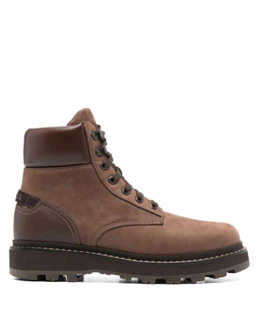 Moncler Brown Peka Trek Boots for men