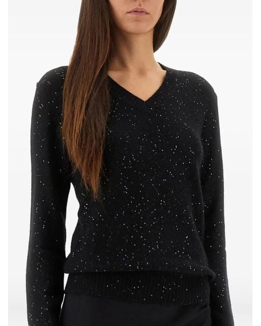 Fabiana Filippi Black Sequined Shirt