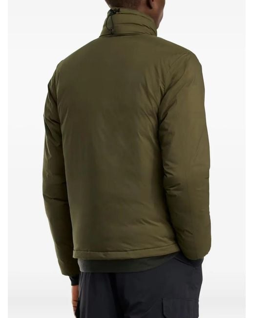 Canada Goose Green Lodge Zip-Up Pocket Jacket for men