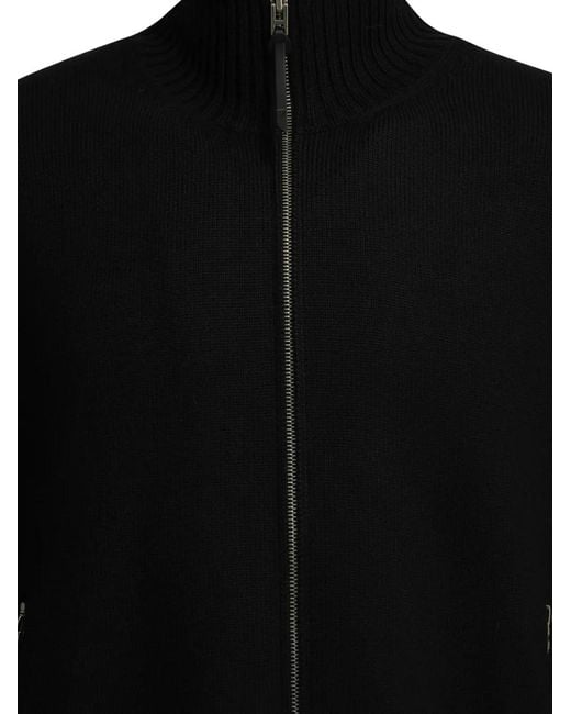 Tom Ford Cardigan Mit Leder-Patch in Black für Herren