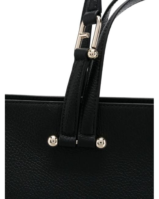 Furla Black Großer Duetto Tote Bag