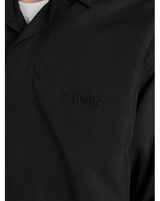Peacemaker Oamc Black Graphic-Print Shirt for men