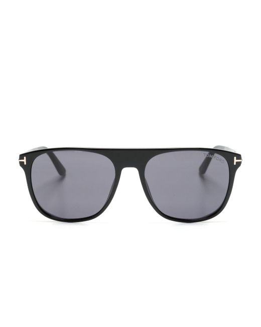 Tom Ford Gray Square-frame Sunglasses for men