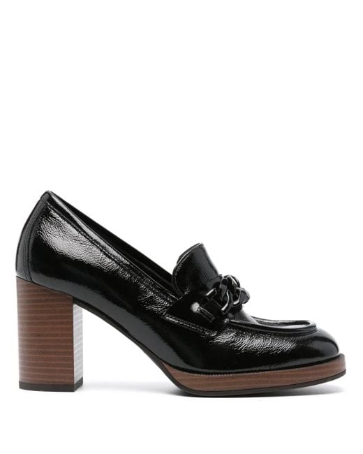 Nero Giardini レザーパンプス Black