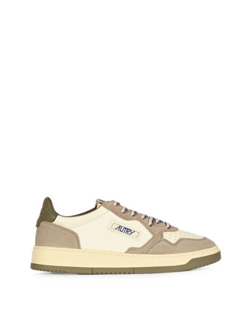 Autry Natural Medalist Perforated Panelled Sneakers for men