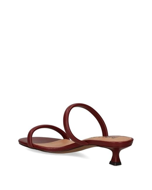 Bibi Lou Pink Musa Leather Sandals