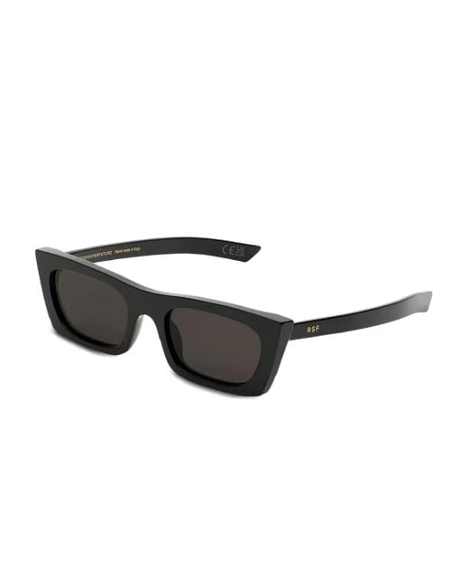 Retrosuperfuture Fred 2.0 Zonnebril Met Geometrisch Montuur in het Black