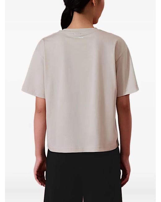 ALPHATAURI White Geometric-Print T-Shirt