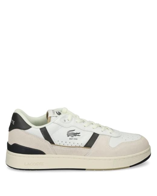 Lacoste White T-Clip Trainers for men