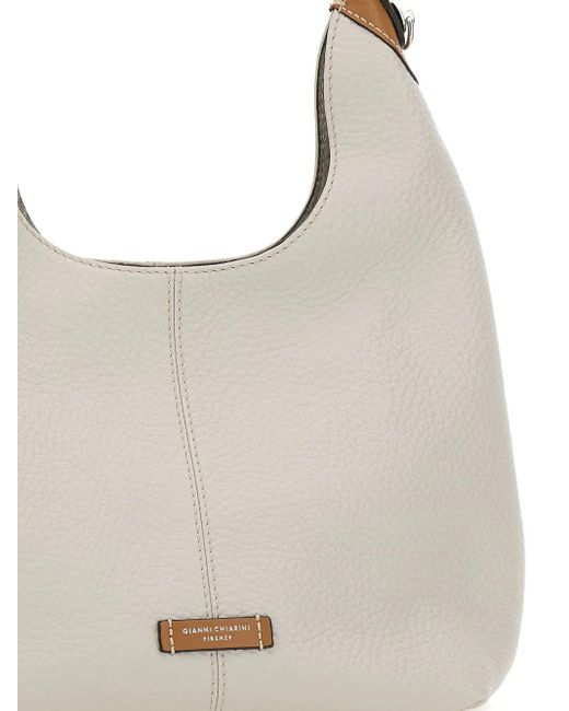 Gianni Chiarini White Alessandra Shoulder Bag