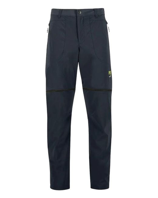 Karpos Blue Bosconero Zip-Fastening Hiking Trousers for men