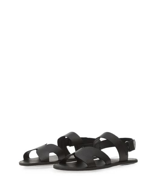 Groundies White Touch-Strap Sandals