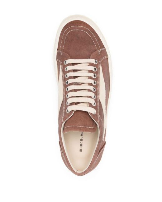 Rick Owens Pink Vintage Low-top Sneakers for men