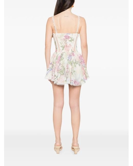 Charo Ruiz White Gardenia Dress