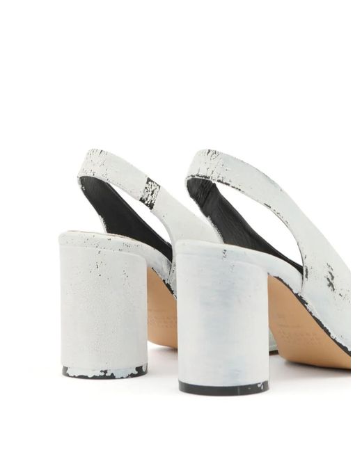 MM6 by Maison Margiela White Sandal Shoes